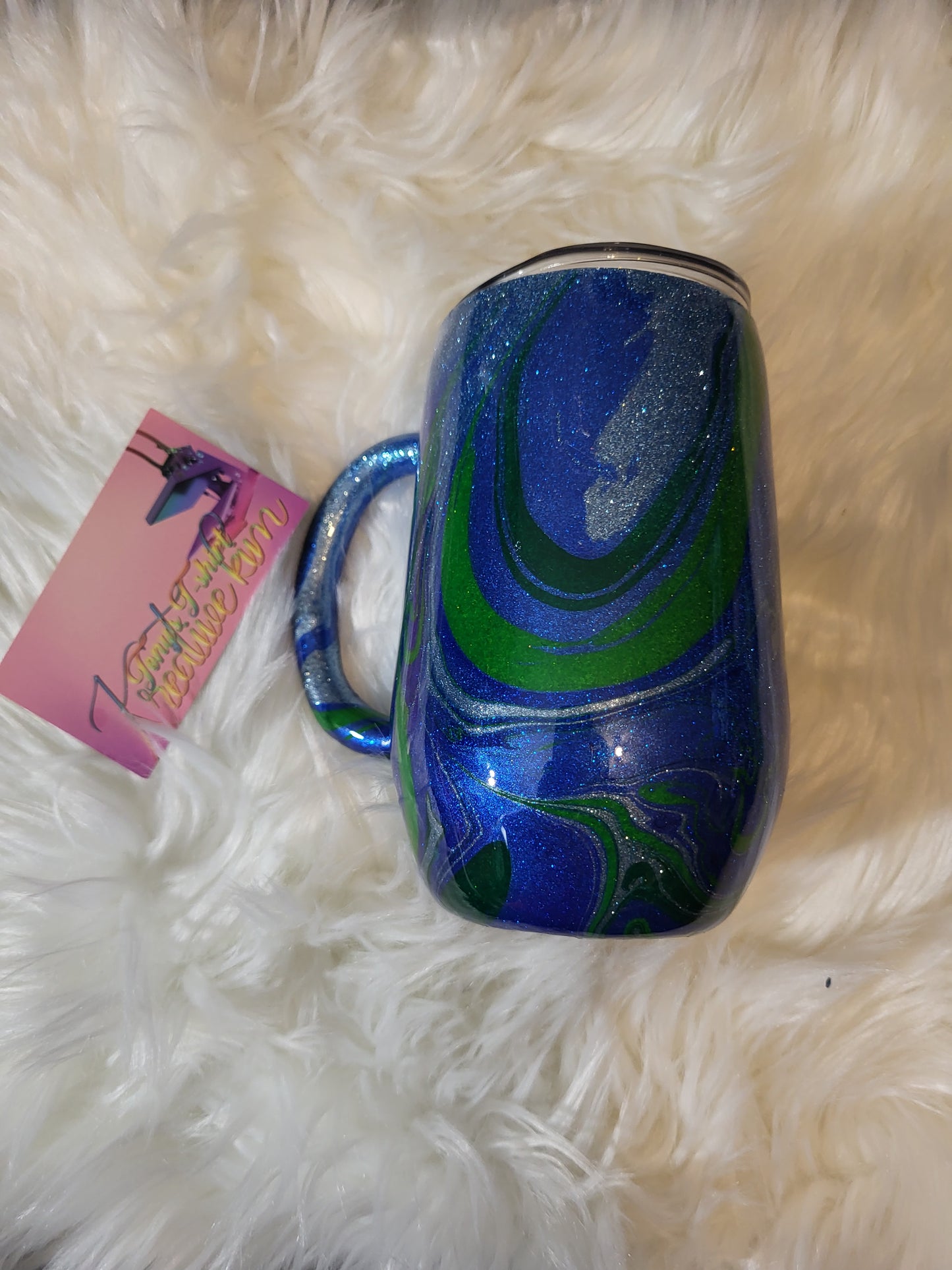 16 oz Stemmy coffee mug Hydro dipped