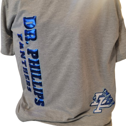 Custom Puff Vinyl School Spirit T-Shirt