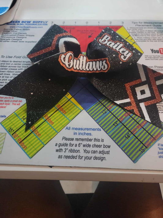 Custom Cheer Bows – Personalized with Team Name & Player