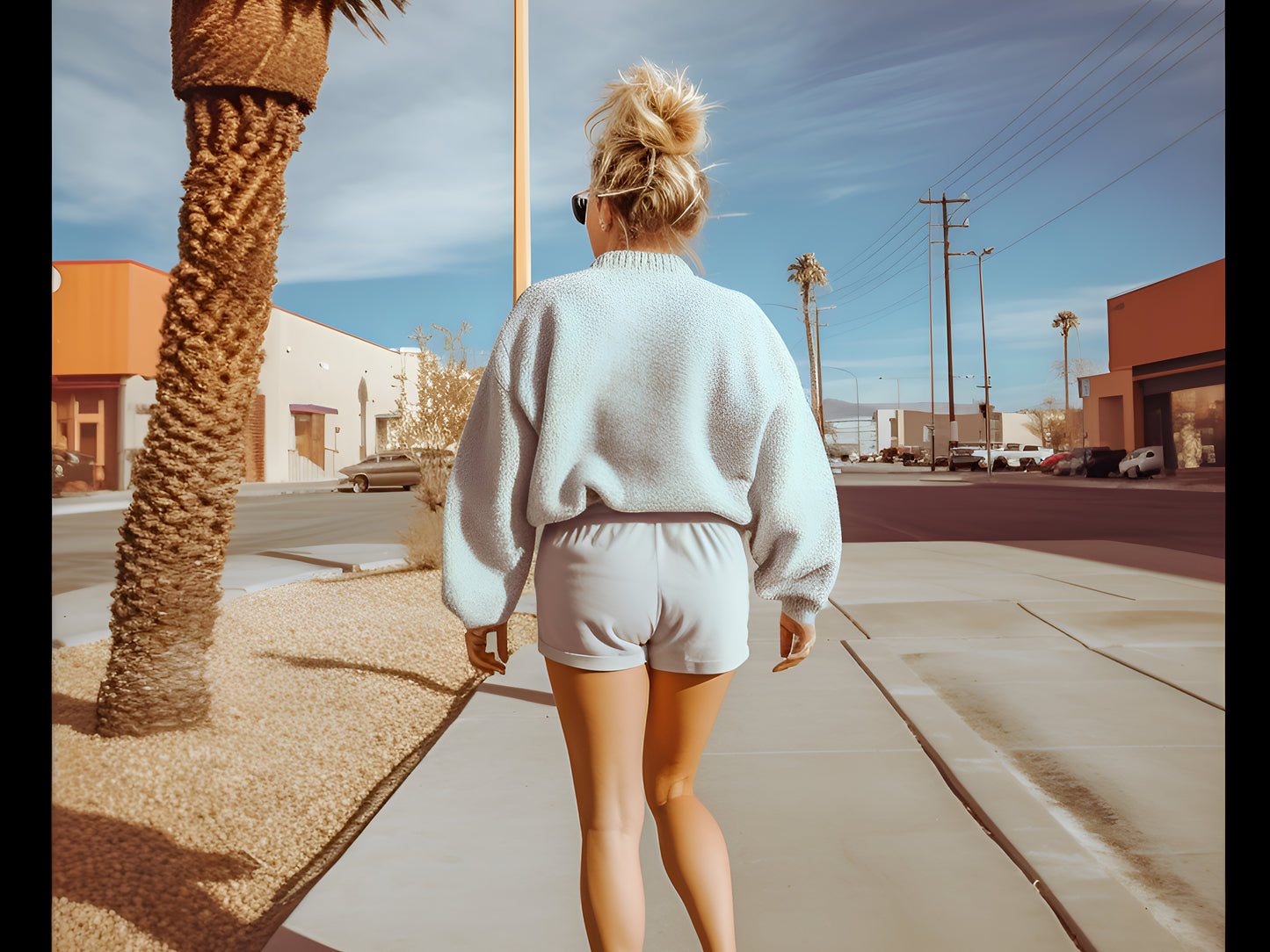 Custom sweatshirt front and back