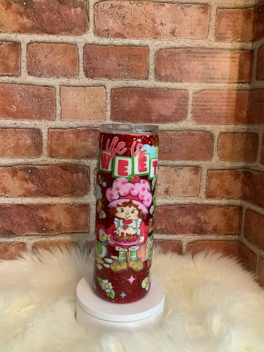 20oz Resin-Style “Life Is Sweet” Tumbler – Ready to Ship