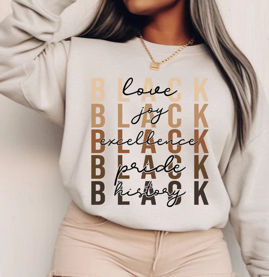 Black Love & Excellence - Black History Month Tee