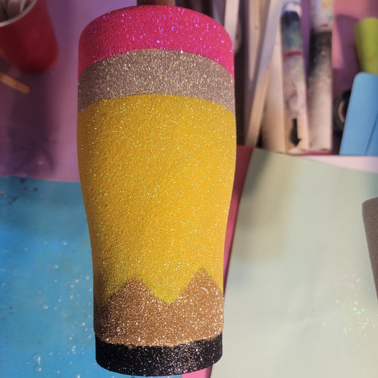 30 oz Pencil Theme Tumbler
