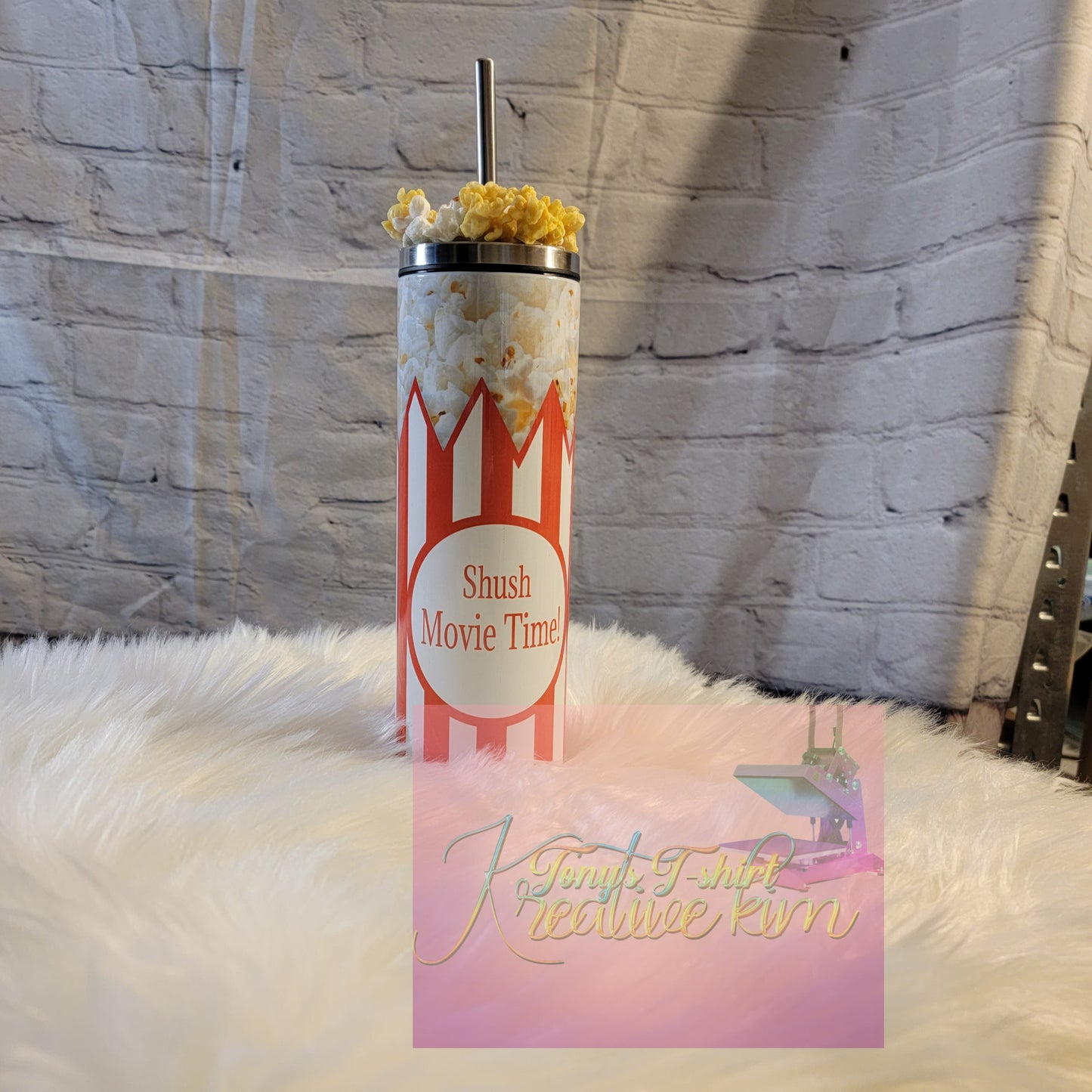 Sublimated Tumbler - Popcorn - 20 oz