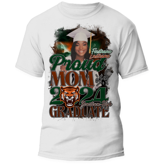 Graduation 2024 Proud Family Personalized Shirt Center of shirt