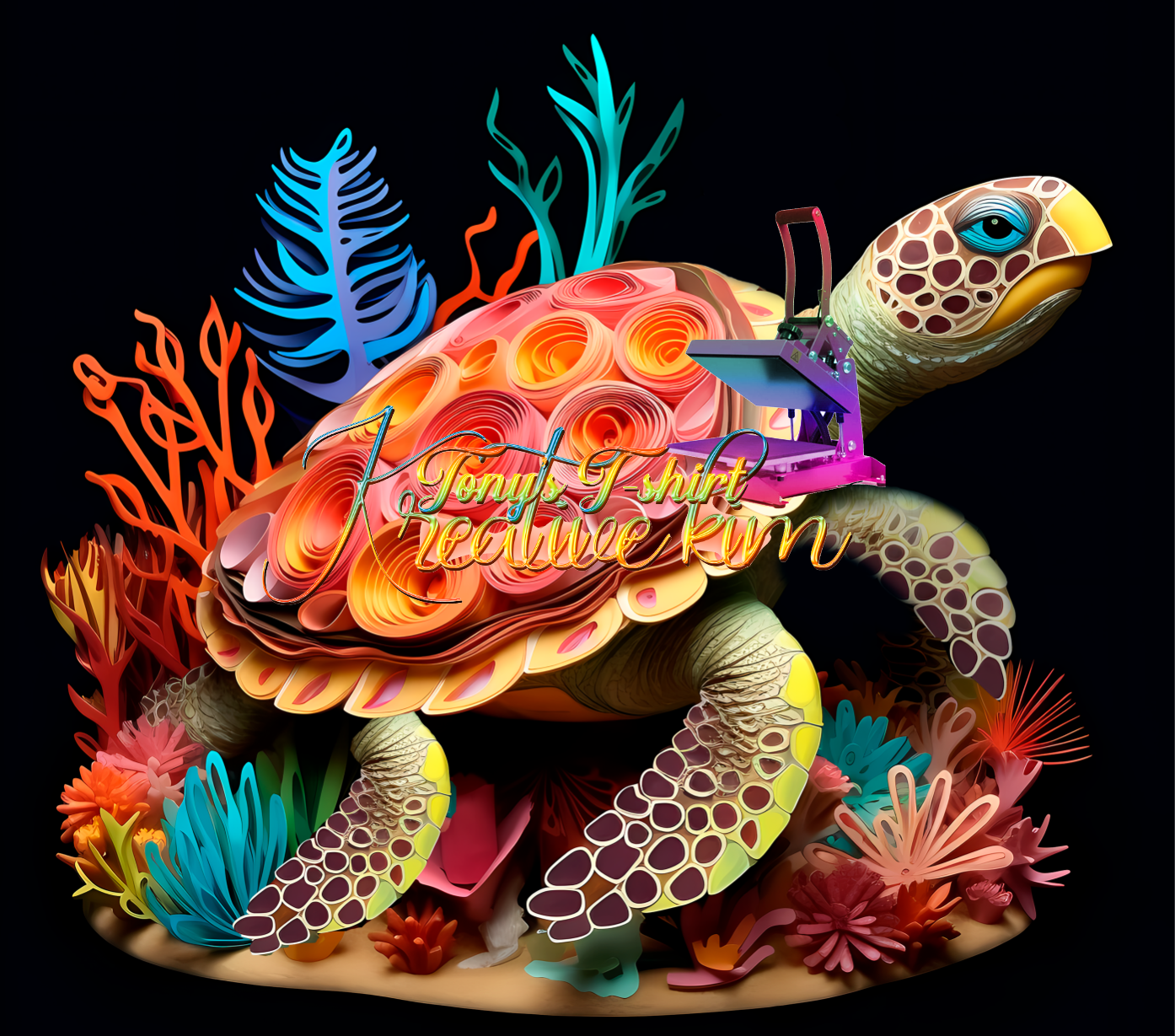 3D SEA TURTLE