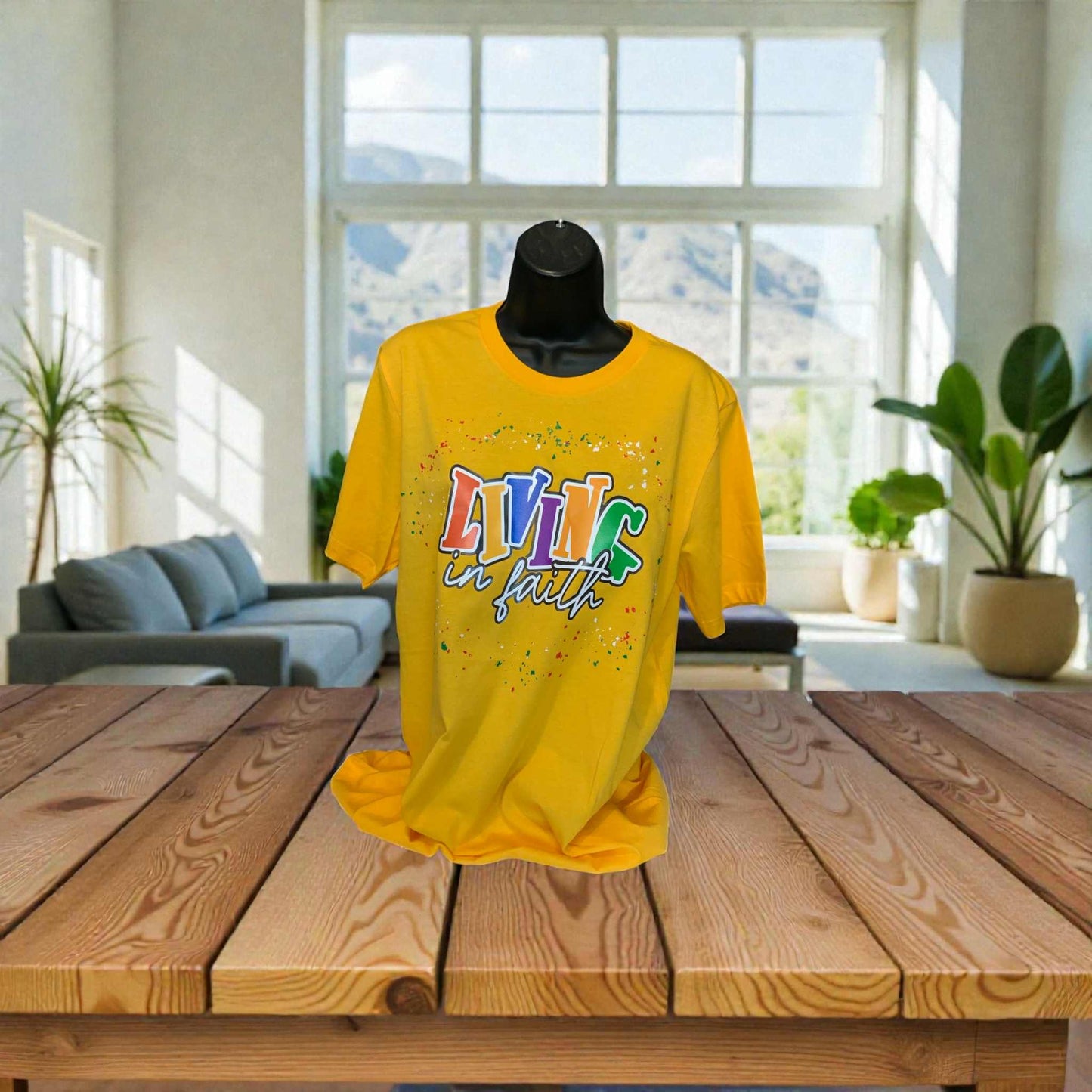 Living in the Overflow Inspirational T-shirt