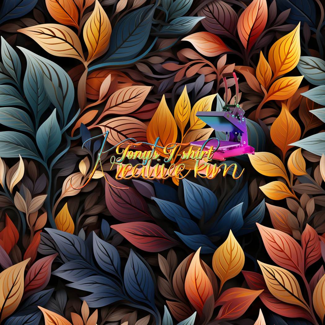 Colorful Leaves Seamless Pattern12