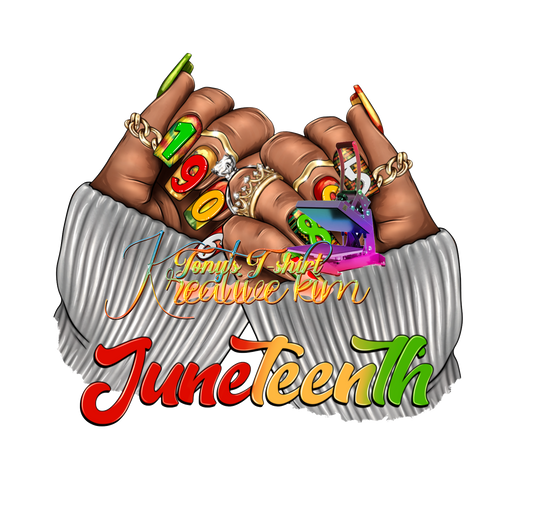 JUNETEENTH NAILS TRANSFER