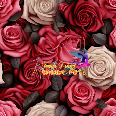 PINK AND RED ROSES 1 PRINTABLE VINYL