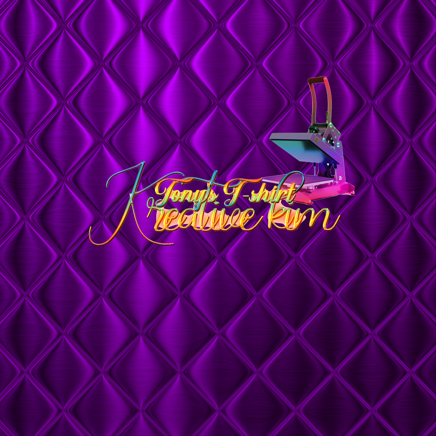 PURPLE QUILTED PATTERN VINYL