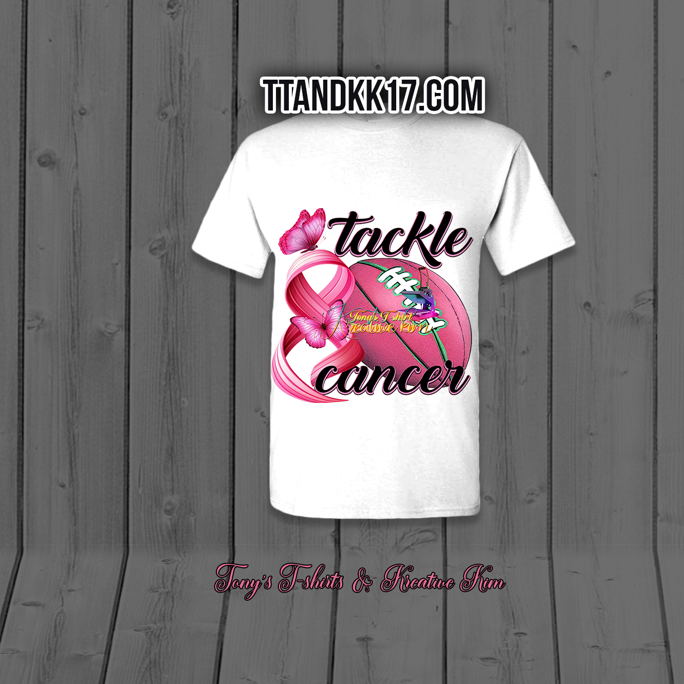 Tackle Breast Cancer T-shirt