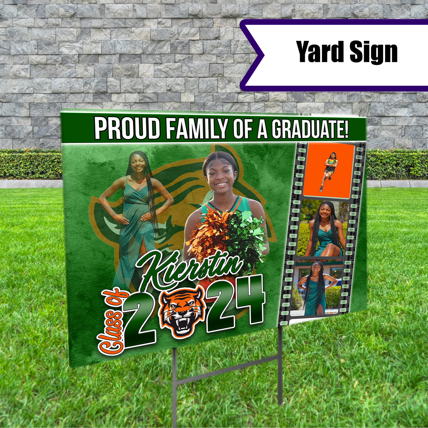 Yard Sign with Stake