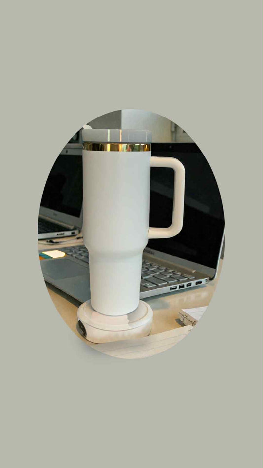 40 ounce White Gold Tumbler