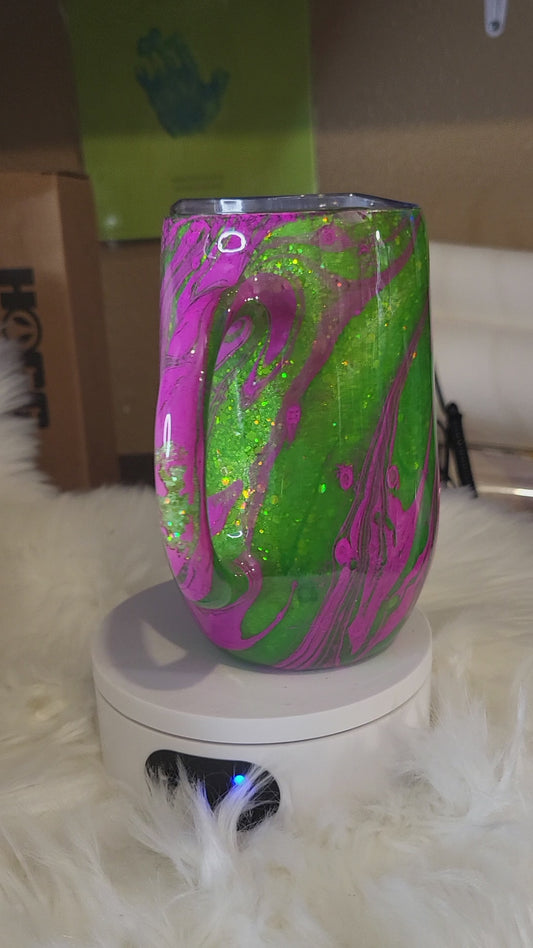 16 oz Stemmy coffee mug Hydro dipped