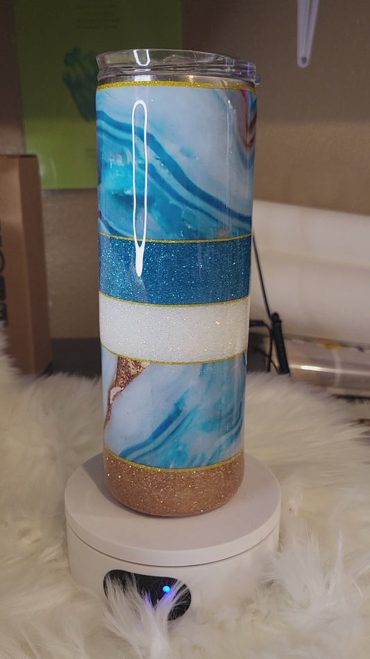 20oz Beach Vibes Skinny Tumbler