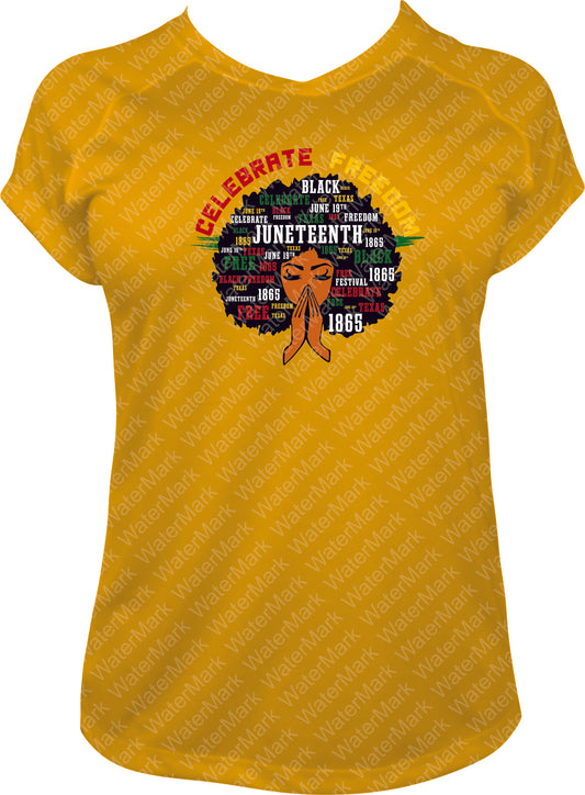 Celebrate Freedom with Afro Lady Juneteenth