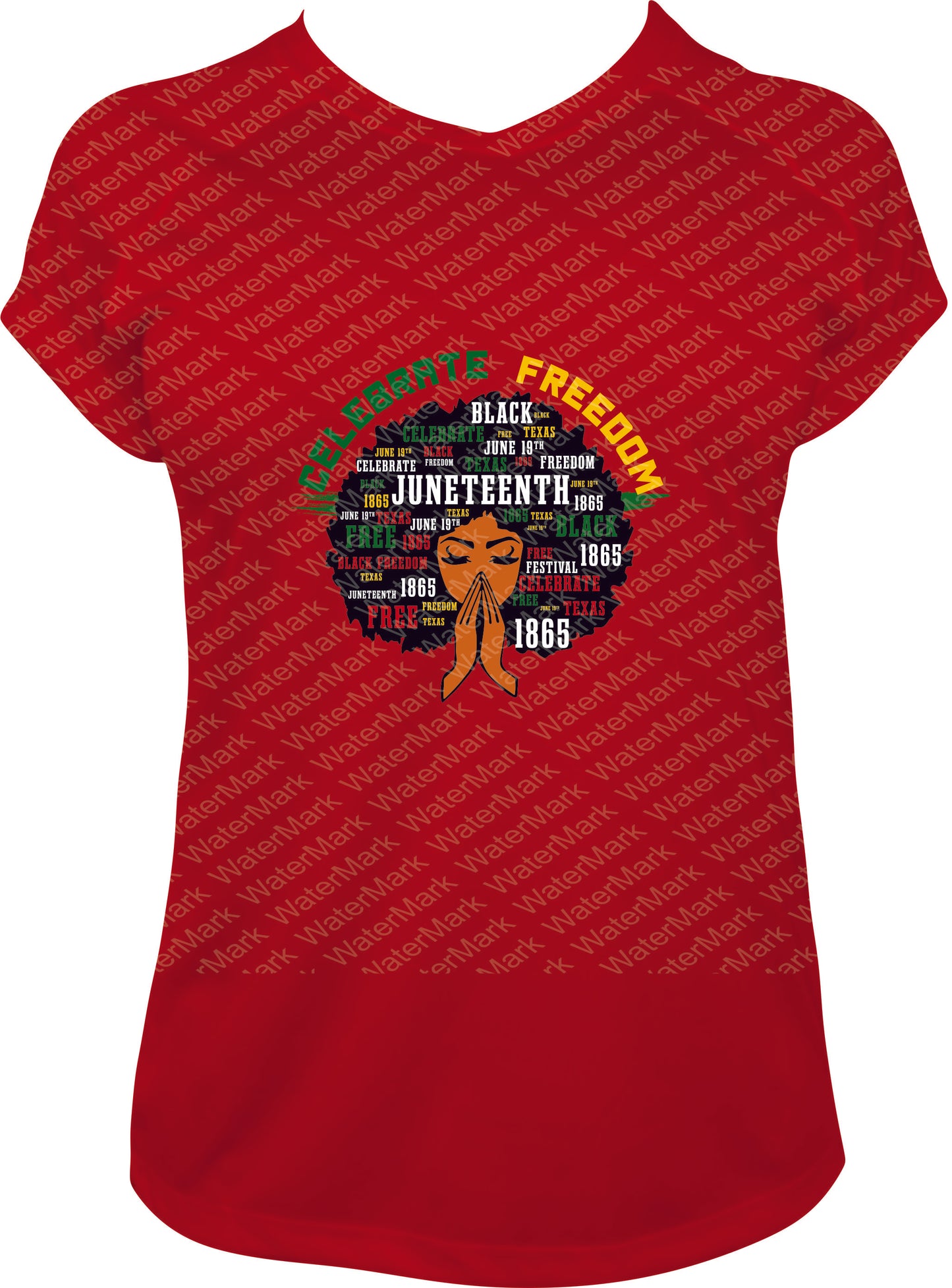 Celebrate Freedom with Afro Lady Juneteenth