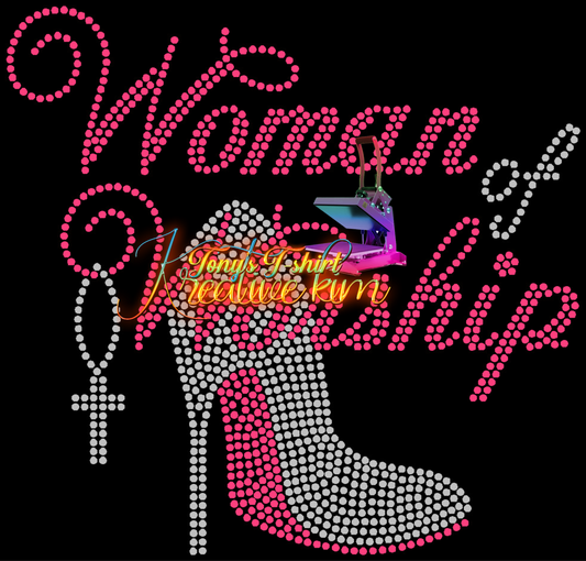 Woman of Worship Rhinestone shirt